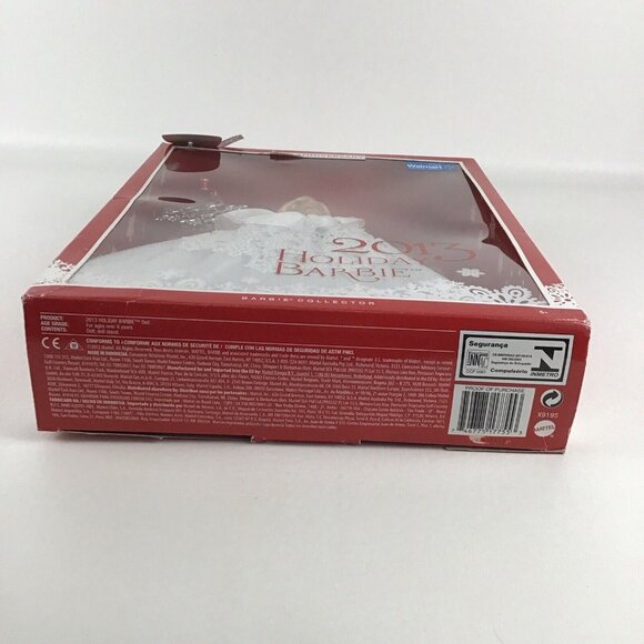 Barbie Doll 2013 Holiday Barbie 25th Anniversary Collector Fashion Figure Mattel - Picture 6 of 6